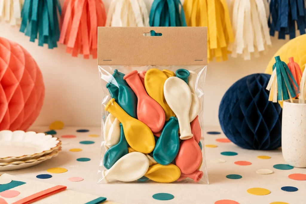 Imagen conceptual de Globos Color Fiesta · 20 piezas