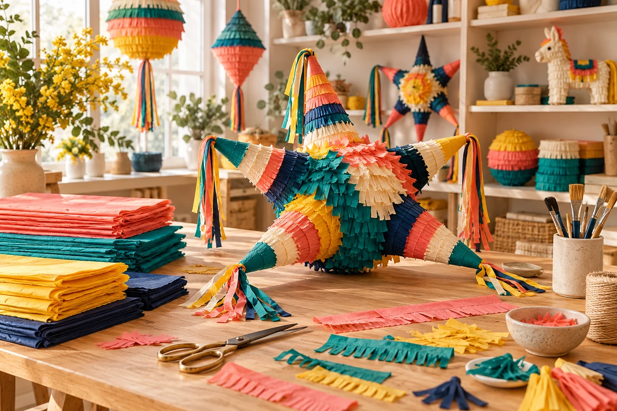 Taller conceptual de elaboración de piñatas
